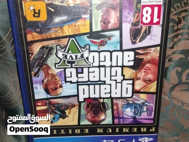 سيدي GTA  V ال بريميوم ايديشن مستعمل بحالة جيدة