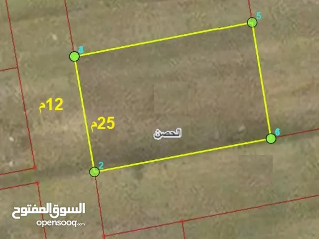 ارض 903متر من اراضي الحصن ضمن حوض دبات ابو النصر شرق المدارس الاسلامية