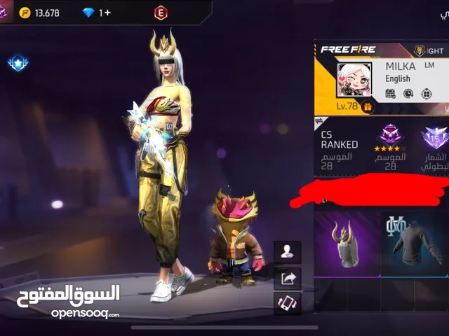 Free Fire Accounts and Characters for Sale in Zarqa