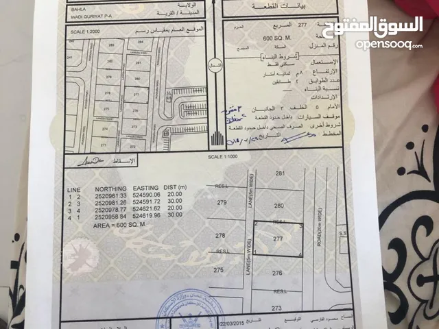 أرض للبيع فالحزم