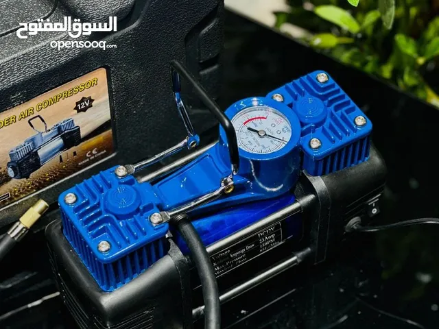 منفاخ عجل سيارات مع عده مهمه للعمل