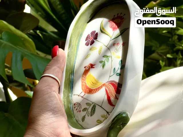 Handmade painted dish