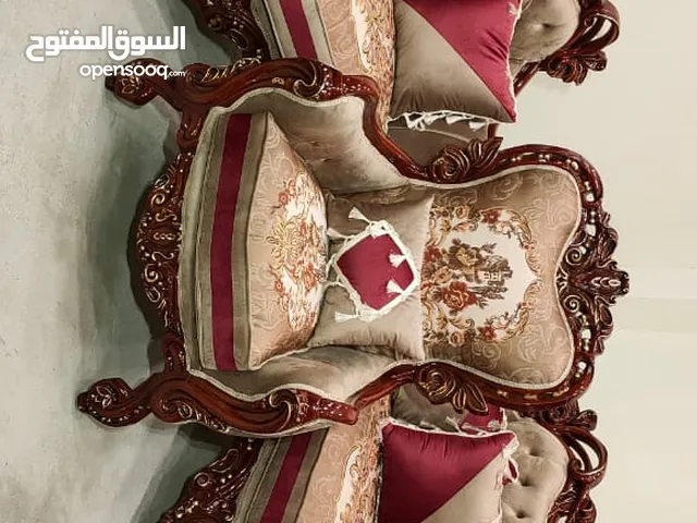 اطقم جلوس ذان دمياطي متانة تصأميم عالية دقة في التشطيب وأعالي درجات الدهان