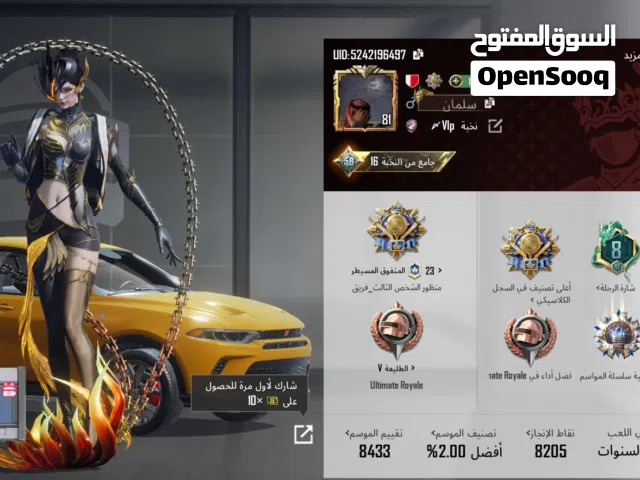 Pubg Accounts and Characters for Sale in Muharraq
