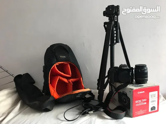 كاميرا Canon Dslr 750D +original bag+Tripod