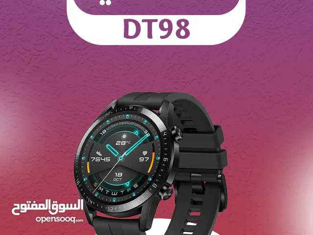 ساعة ذكية DT98 قوة تحمل الماء والغبار IP68، مكالمات هاتفية، تتبع اللياقة البدنية .