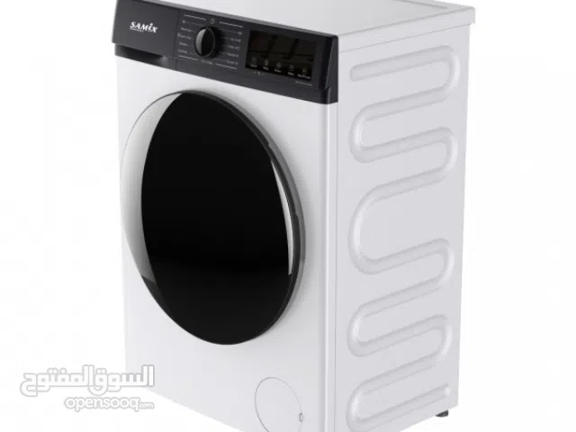 غسالة فل اتوماتيك سامكس 10 كغ لون ابيض Samix fully automatic washing machine 10kg White SNK-WM10KGW