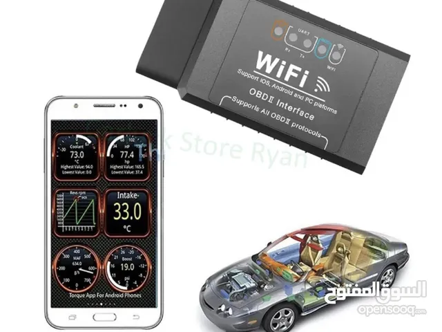 OBD2 لفحص كمبيوتر السيارة ومسح لتشك انجن عن طريق الهاتف