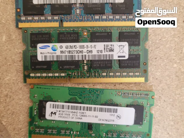 رامات DDR3 4GB LAPTOP
