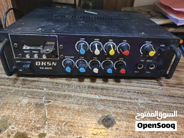 جهاز مكبر سوط مايك و فلاشة و كرت مموري وشبك عن طريق الهاتف