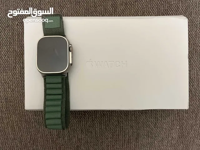 ساعة أبل واتش ألترا للبيع بحالة ممتازة مقاس 49مم