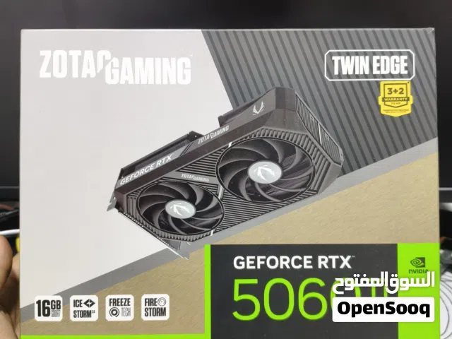 كارت شاشة جديد بعده بالضمان RTX 5060 ti 16G بسعر بلاش
