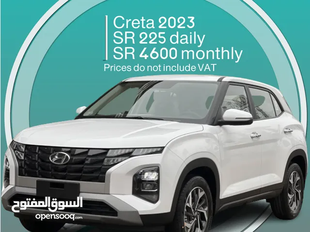 Hyundai Creta 2023 for rent - Free delivery for monthly rental