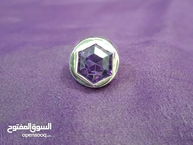 خاتم أمتيست جمشت برازيلي طبيعي مع اثبات فحص المختبر natural brazilian amethyst ring lab test prove
