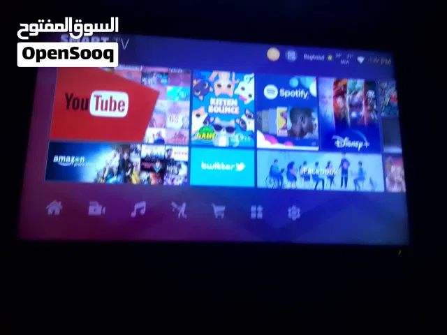 شاشه جنرال سمارت 65مستعمل نضيفه ماداخله تصليح