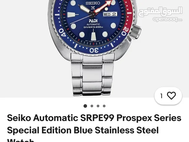 Seiko watches srepe99الساعة جديدة ولم تستخدم ولا خدش