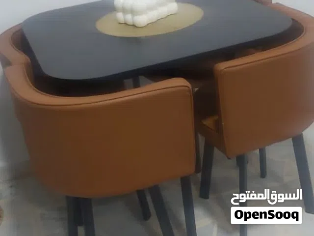 طاولة سفرة فخمة مع 6 كراسي قابلة للتمديد