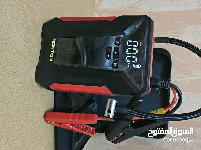 جهاز تشغيل السيارة ونفخ الإطارات 4 في 1