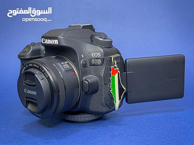 Canon Eos 80D (Like New) بدي بس او بدي و عدسة