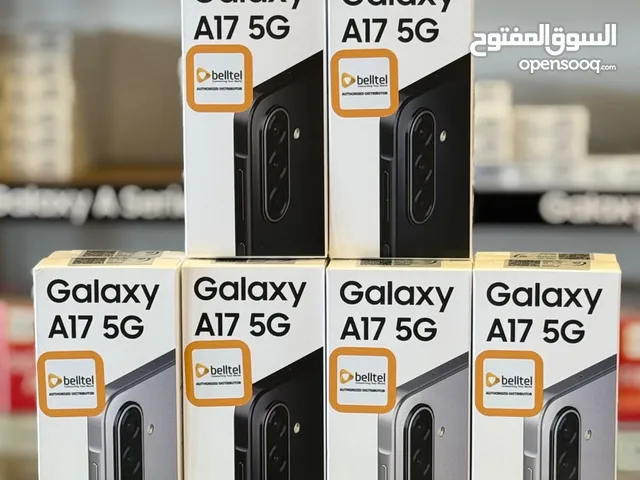 جالكسي A17 5G , ذاكرة 256GB رام 8 جديد ضمان سنة