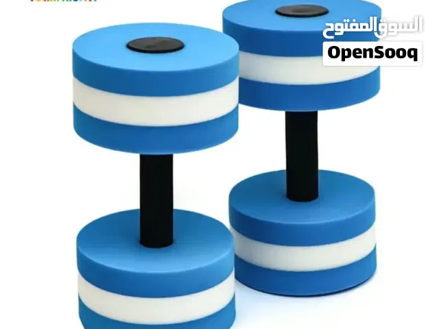 دامبلز سباحة فوم أصلي – خفيف وعائم لتمارين المقاومة المائية واللياقة البدنية