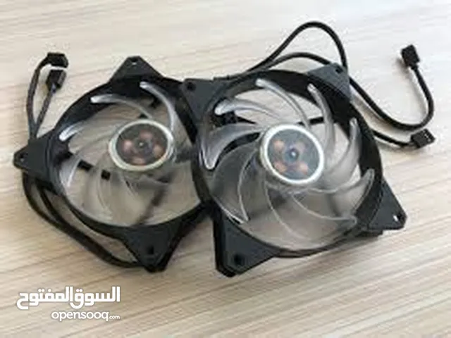 2x Cooler Master 120mm ARGB Fans with PWM and ARGB Splitter