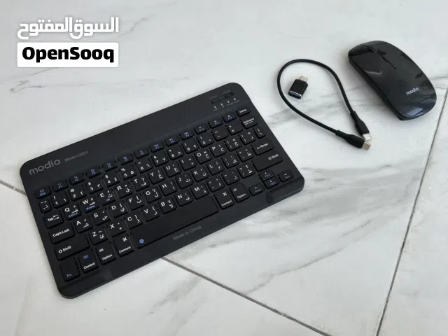 طقم إكسسوارات تابلت او كمبيوتر (كيبورد + ماوس) - حالة ممتازة - العين