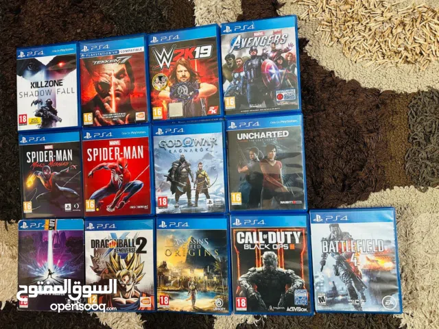 سيديات العاب بلاستيشن 4/5 مستخدم