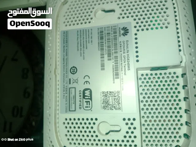 Used Omantel 4-Antenna Wi-Fi Router for Sale - Excellent Condition