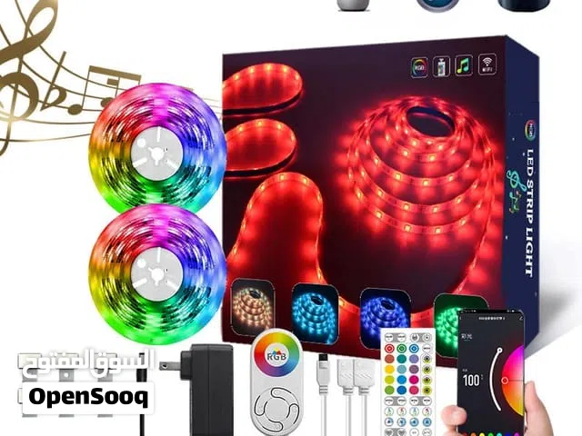حبل Led بلوتوث  تطبيق طول 10 متر RGB LED تحكم بجميع الاوان وشدة الضوء بدلا من 25د حاليا فقط 15د