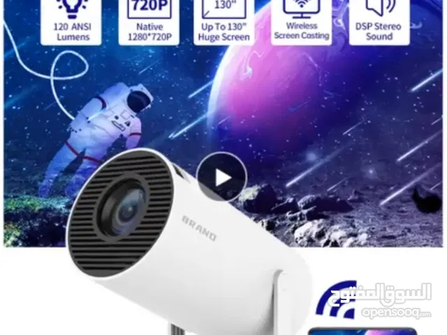 بروجكتور 4K لعرض الفيديو والأفلام على الحائط شبه جديد للبيع والسعر نهائي من الآخر.