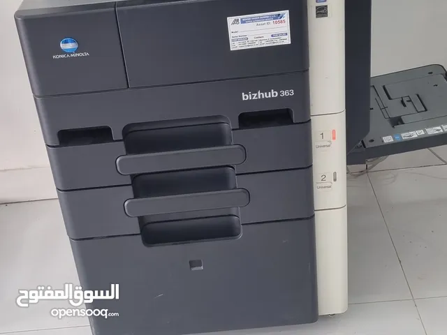 طابعة كونيكا لون اسود فقط تم عمل صيانه لها بالكامل