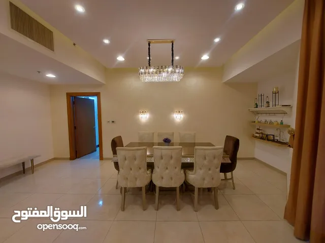 شقة مفروشة للايجار ثلاث غرف نوم في العبدلي برج داماك
