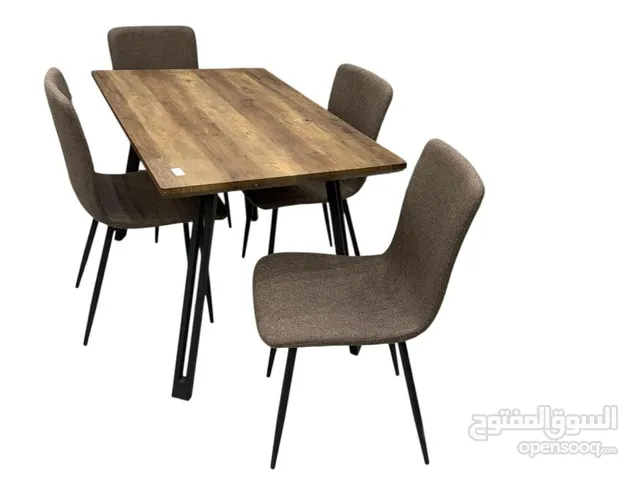 طاولة طعام فاخرة بـ 4 كراسي – تصميم راقٍ وجودة عالية Luxury 4-Seater Dining Table – Elegant Design