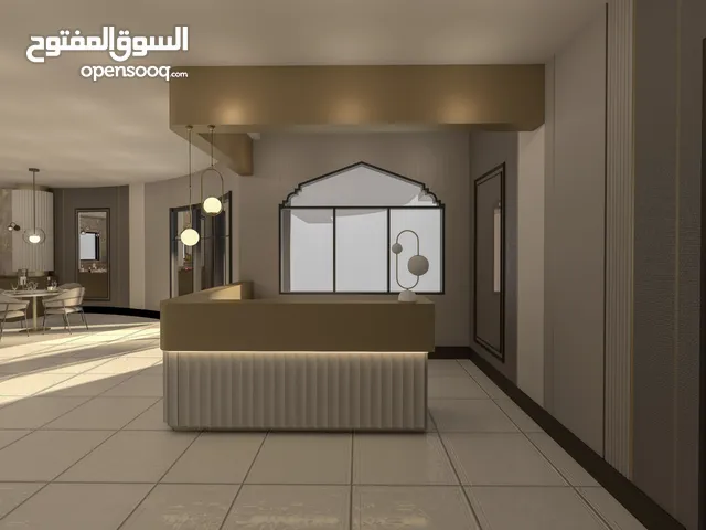 مبنى للإيجار مجهز لإقامة مشروع مطعم