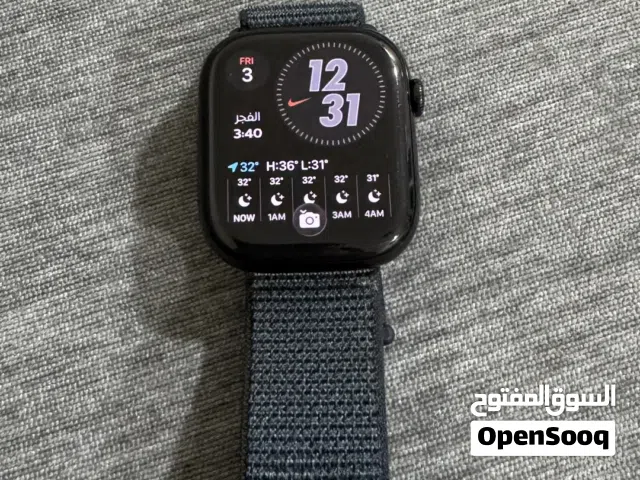 Apple watch series 10 aluminium 46mm black GPS  ابل واتش الجيل العاشر المنيوم اسود