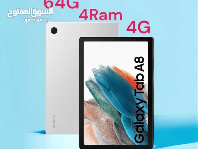 Samsung Tab A8 64g 4Ram 4G LTE جلاكسي تابلت كلاكسي تاب كفالة سنة وكيل رسمي TabA8