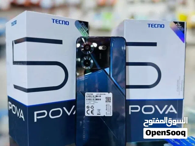 مستعمل اخو الجديد pova 5 رام 16 جيجا 128 و  256 اغراضة والكرتونه الأصلية متوفر توصيل