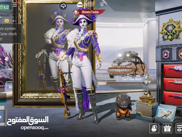 pubg mobile full maxed guns account with ultimate fashion