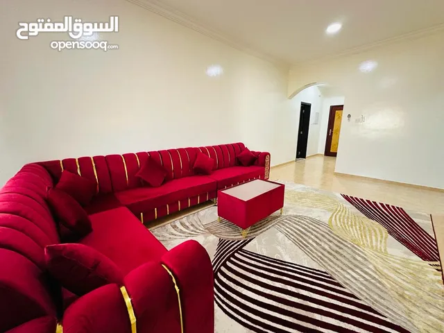 SH / غرفة وصالة مفروشة للايجار الشهري في عجمان - منطقة المويهات /3/ - سهل المخرج الى الشارقة