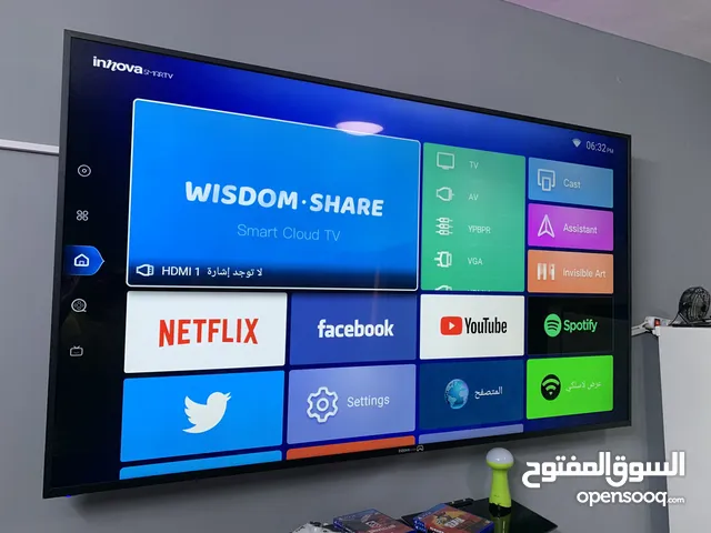 تلفزيون innova smartv 4K / الحجم 75 بوصه