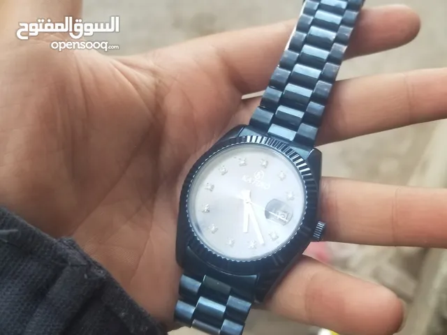 ساعه.معدن ماركه اللون ازرق
