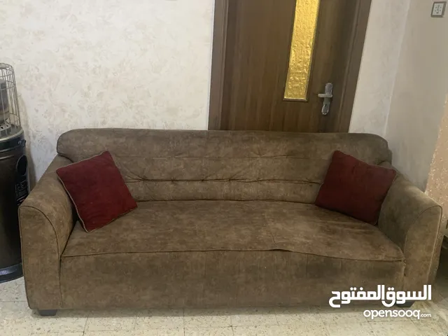 طقم كنب خشب زان 100% ثلاثيه + ثنائيه +2 مفرد