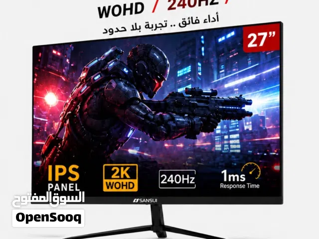 شاشة SANSUI ESA-G27F6Q PRO وصلت الآن إلى NS Gamer! استمتع بتجربة لعب احترافية مع شاشة 27 بوصة