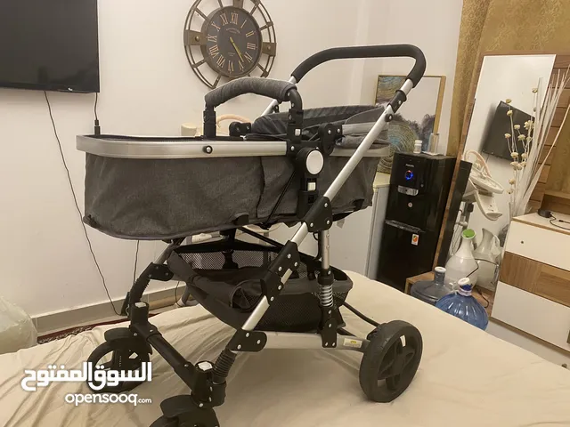 Baby stroller chair with stroller bed