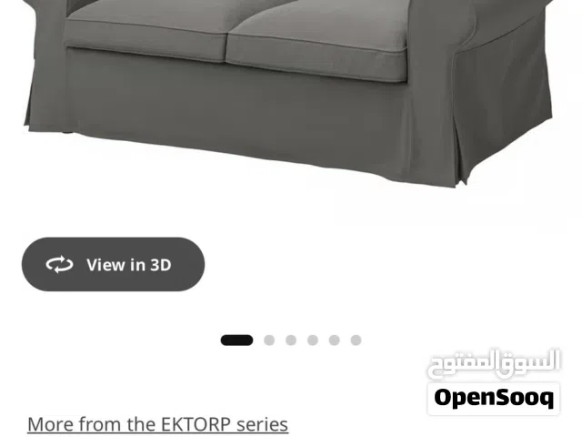 IKEA SOFA SET EKTORP DARK GREY