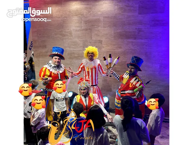 عروض سيرك، بهلوانية، شخصيات وماسكوط، عروض حية، عروض الإضاءة، فرقة سيرك، عروض تجوال، عروض على المسرح