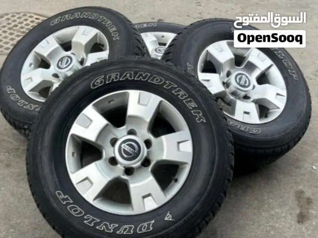 رنقات نيسان فتك مقاس 17 دنلوب الأصلي نضيفه موديل نهاية 2025 للبيع