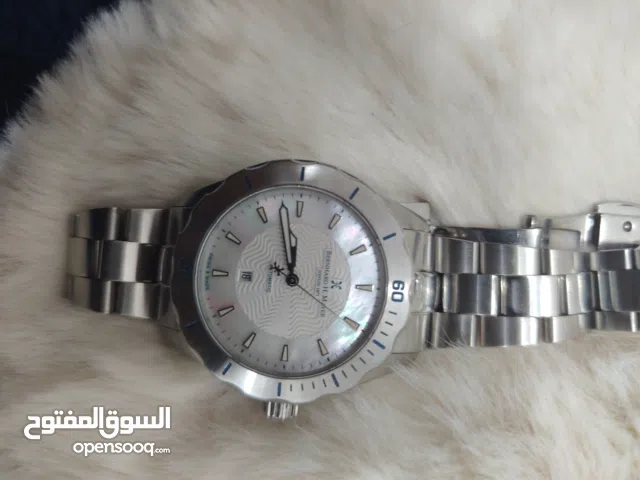 ساعه سويسرية الصنع من طراز Bernhard H. Mayer Ballad ( الساعة اصليه ونضيفه وشرط الفحص وبها مجال)