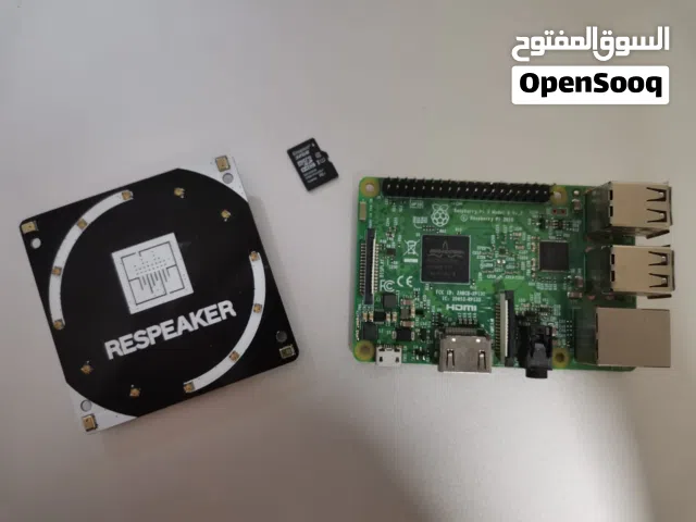 RPi 3 Model B , Micro SD Card, and 4 Mic array Respeaker